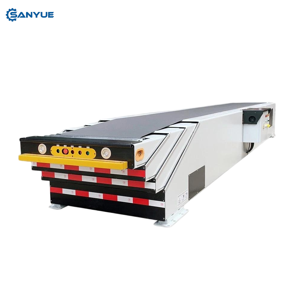 Customizable Four-stage Telescopic Belt Conveyor, Ultra-long for Long-distance Loading